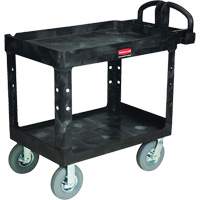 Chariot utilitaire robuste, 2 tiers, 25-1/4" x 37-1/8 x 36-3/8", Capacit&eacute; 500 lb Pryde Industrial Inc.