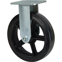 Roulette moul&eacute;, Fixe, 8" (203,2 mm), Caoutchouc, 660 lb (299 kg) Pryde Industrial Inc.