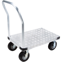 Chariots &agrave; plateforme en aluminium, 24" la x 36" lo, 1100 lb cap, Roues Anticrevaison Pryde Industrial Inc.