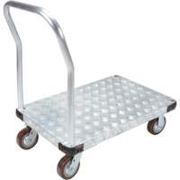 Chariots &agrave; plateforme en aluminium, 24" la x 36" lo, 3400 lb cap, Roues Polyur&eacute;thane Pryde Industrial Inc.