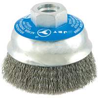 Brosse boisseau &agrave; fils cr&ecirc;p&eacute;s en acier inoxydable Pryde Industrial Inc.