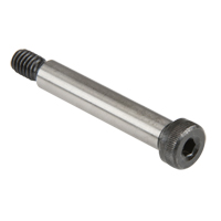 Socket Shoulder Screw, 3/8" Dia., 2" L, Black Oxide Pryde Industrial Inc.
