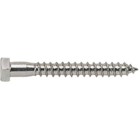 Lag Screw, 3/8" x 3" L, Plain Pryde Industrial Inc.