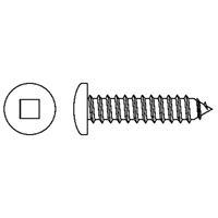 Tapping Pan Head Screws, #8 x 1-1/2" L, Zinc Plated Pryde Industrial Inc.