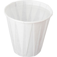 Pleated Cup, Paper, 5 oz., White Pryde Industrial Inc.