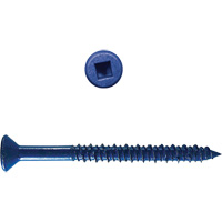 Flat Square HD Concrete Screws, 3/16" x 2-3/4" L, Zinc Plate Pryde Industrial Inc.