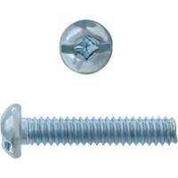 Round Square/Slot HD Machine Screws, #6 x 3" L, Zinc Plated Pryde Industrial Inc.