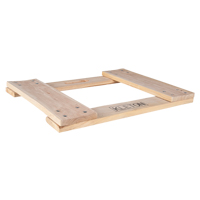 Hardwood Dolly Frame, Not Included Wheels, 900 lbs. Capacity, 18" W x 24" D x 1.5" H Pryde Industrial Inc.