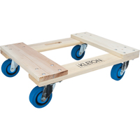Socle roulant en bois dur, Roues en Caoutchouc, Capacit&eacute; de 1400 lb, 18" la x 24" p x 7" h Pryde Industrial Inc.