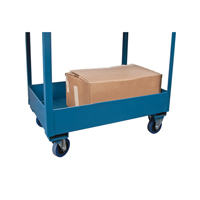 Deep Lipped Service Cart, 2 Tiers, 24" W x 47" H x 36" D, 1200 lbs. Capacity Pryde Industrial Inc.