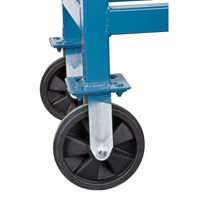 Chariots &agrave; plateforme sur&eacute;lev&eacute;e, 48" lo x 24" la x Capacit&eacute; 1800 lb, Roues en Caoutchouc Pryde Industrial Inc.