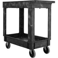 Chariot utilitaire avec poign&eacute;e, 2 tiers, 34" x 31-1/4" x 16", Capacit&eacute; 500 lb Pryde Industrial Inc.