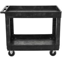 Chariot utilitaire avec poign&eacute;e, 2 tiers, 40" x 32-1/4" x 24", Capacit&eacute; 500 lb Pryde Industrial Inc.