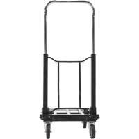 Fold-Up Platform Truck, Stainless Steel, 300 lbs., 28" L x 16" W, 33-1/2" High Pryde Industrial Inc.
