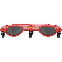 Socle roulant pour les genoux, Plastique, Rouge, Capacit&eacute; 350 lb Pryde Industrial Inc.