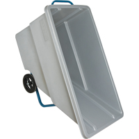 Tilt Truck, Polyethylene, 0.625 cu. yd., 850 lbs. Load Capacity Pryde Industrial Inc.