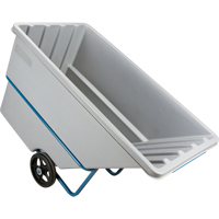 Tilt Truck, Polyethylene, 1.1 cu. yd., 2000 lbs. Load Capacity Pryde Industrial Inc.