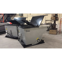 Steel Cover for Self-Dumping Hopper Pryde Industrial Inc.