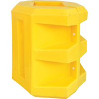 Short Column Protector, 12" x 12" Inside Opening, 24" L x 24" W x 24" H, Yellow Pryde Industrial Inc.