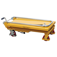 Hydraulic Scissor Lift Table, 17.75" L x 27.5" W/27-1/2" L x 17-3/4" W, Steel, 330 lbs. Capacity Pryde Industrial Inc.