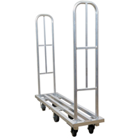 Chariot &agrave; plateforme en aluminium U-Boat, 16" la x 63" lo, 1322 lb cap, Roues Polyur&eacute;thane Pryde Industrial Inc.