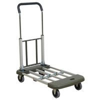 Telefolding Platform Truck, Aluminum, 330 lbs., 29-1/2" L x 17-1/2" W, 36-1/2" High Pryde Industrial Inc.