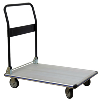 Folding Handle Platform Truck, Aluminum, 350 lbs., 29" L x 18-1/2" W, 34-1/2" High Pryde Industrial Inc.
