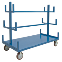 Support mobile pour tuyaux & barres, Acier, 72" la x 36" p x 60" h, Capacit&eacute; de 3000 lb Pryde Industrial Inc.