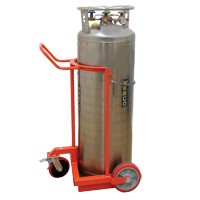 Large Liquid Gas Cylinder Truck LCC, Polyurethane Wheels, 20" W x 20" D Base, 1000 lbs. Pryde Industrial Inc.