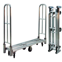 Chariot utilitaire pliant en aluminium U-Boat, 16" la x 60" lo, 1500 lb cap, Roues Polyur&eacute;thane Pryde Industrial Inc.