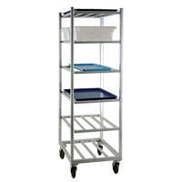 Shelf Cart, 6 Tiers, 20-7/8" W x 67" H x 27" D, 450 lbs. Capacity Pryde Industrial Inc.