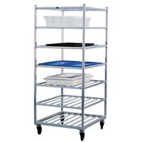Shelf Cart, 7 Tiers, 28-1/2" W x 69" H x 32" D, 525 lbs. Capacity Pryde Industrial Inc.