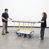 Chariot horizontal pour panneaux, 63-7/16" x 28-1/2" x 40-15/16", Capacit&eacute; 2000 lb Pryde Industrial Inc.