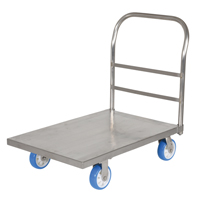 Chariot &agrave; plateforme, 36" lo x 24" la x Capacit&eacute; 2000 lb, Roues en Polyur&eacute;thane Pryde Industrial Inc.