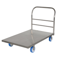 Chariot &agrave; plateforme, 48" lo x 30" la x Capacit&eacute; 2000 lb, Roues en Polyur&eacute;thane Pryde Industrial Inc.