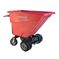 Motorized Tilt Truck, 13,5 pi³ Capacity, 45" H x 33-1/2" W x 68" D Pryde Industrial Inc.