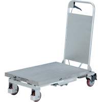 Manual Hydraulic Scissor Lift Table, 27-1/2" L x 17-5/8" W, Partial Stainless Steel, 400 lbs. Capacity Pryde Industrial Inc.