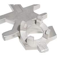 Drum Wrench, 3/4"/2" Opening, 9-1/2" Handle, Stainless Steel Pryde Industrial Inc.