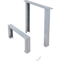 Industrial Duty Leg for Workbench, Steel, 24" D x 34" H, Single Pryde Industrial Inc.