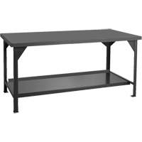 Heavy-Duty Workbench, 48" W x 30" D x 34" H, 4000 lbs. Capacity Pryde Industrial Inc.