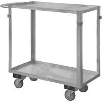 Chariot avec tablettes de calibre industriel, 2 Tiers, 16-3/4" la x 34" h x 36-7/16" p, Capacit&eacute; 600 lb Pryde Industrial Inc.