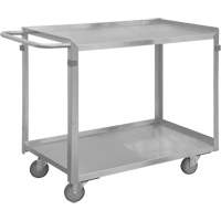 Chariot avec tablettes de calibre industriel, 2 Tiers, 16-3/4" la x 34" h x 36-7/16" p, Capacit&eacute; 600 lb Pryde Industrial Inc.
