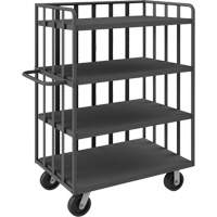 Chariot &agrave; tablettes ouvert portatif, 4 Tiers, 31-1/8" la x 57-1/2" h x 56-1/8" p, Capacit&eacute; 3600 lb Pryde Industrial Inc.