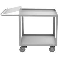 Industrial Grade Order Picking Cart, 39" H x 18-1/8" W x 45" D, 2 Shelves, 1200 lbs. Capacity Pryde Industrial Inc.