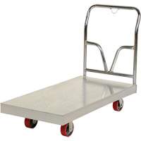 Chariot &agrave; plate-forme en aluminium, 24" la x 48" lo, 3600 lb cap, Roues Polyur&eacute;thane Pryde Industrial Inc.