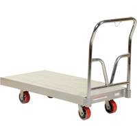 Chariot &agrave; plate-forme en aluminium, 24" la x 48" lo, 3600 lb cap, Roues Polyur&eacute;thane Pryde Industrial Inc.