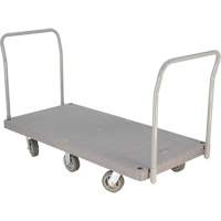 Chariot &agrave; plateforme en plastique robuste, 60" lo x 30" la, 3000 lb cap, Roues Polyur&eacute;thane Pryde Industrial Inc.