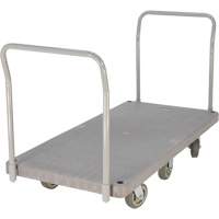 Chariot &agrave; plateforme en plastique robuste, 60" lo x 30" la, 3000 lb cap, Roues Polyur&eacute;thane Pryde Industrial Inc.