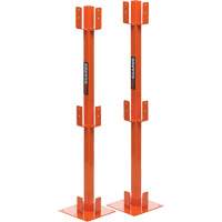 ProGuards Temporary Guard Rail Posts, 8" W x 39" H, Orange Pryde Industrial Inc.