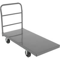 Chariot &agrave; plateforme, 48" lo x 24" la x Capacit&eacute; 2000 lb, Roues en Caoutchouc Pryde Industrial Inc.